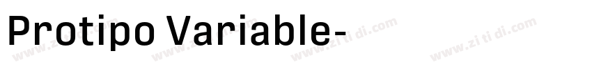 Protipo Variable字体转换